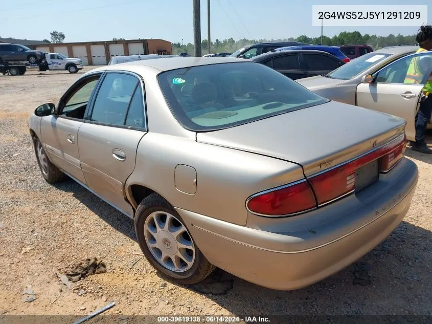 2000 Buick Century Custom VIN: 2G4WS52J5Y1291209 Lot: 39619138