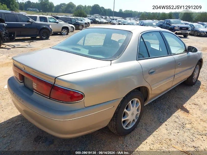 2000 Buick Century Custom VIN: 2G4WS52J5Y1291209 Lot: 39619138