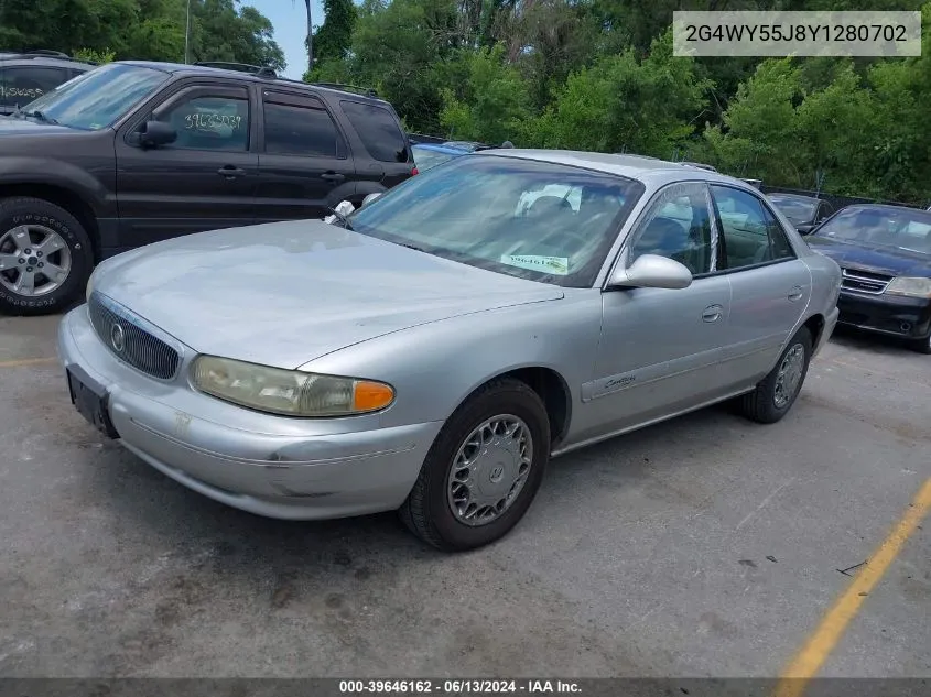 2000 Buick Century Limited/2000 VIN: 2G4WY55J8Y1280702 Lot: 39646162