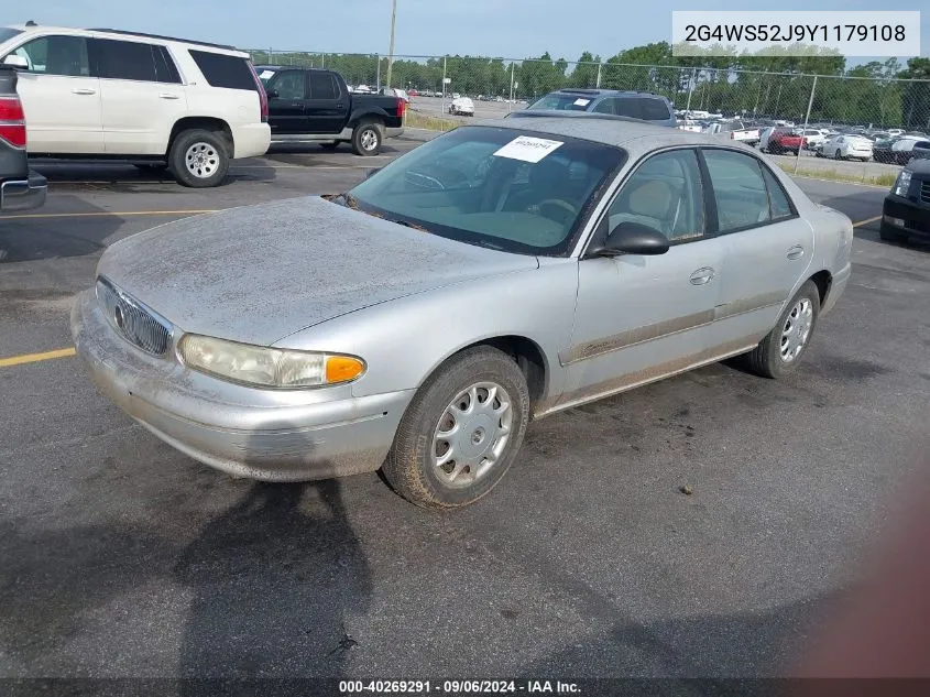 2000 Buick Century Custom VIN: 2G4WS52J9Y1179108 Lot: 40269291