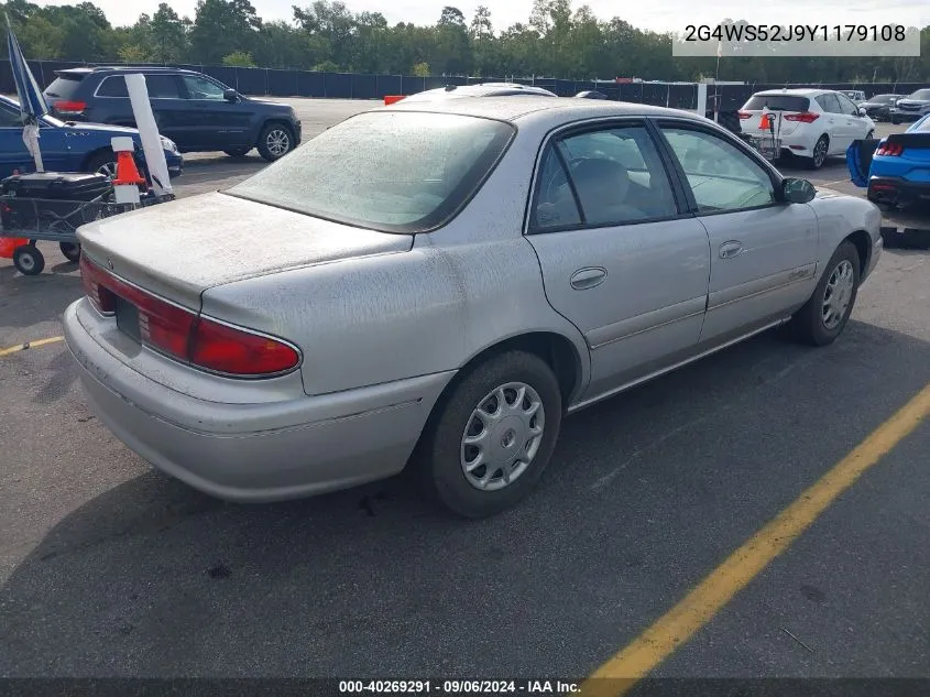 2000 Buick Century Custom VIN: 2G4WS52J9Y1179108 Lot: 40269291