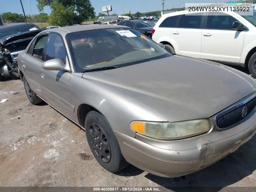 2000 Buick Century Limited VIN: 2G4WY55JXY1135922 Lot: 40305817