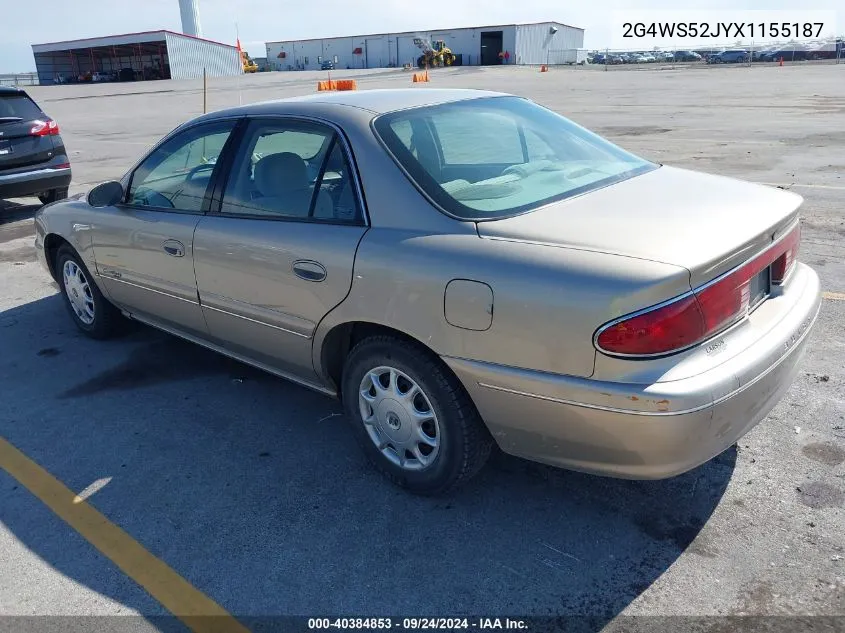 2000 Buick Century VIN: 2G4WS52JYX1155187 Lot: 40384853