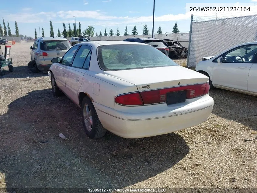 2001 Buick Century Custom VIN: 2G4WS52J211234164 Lot: 12095312