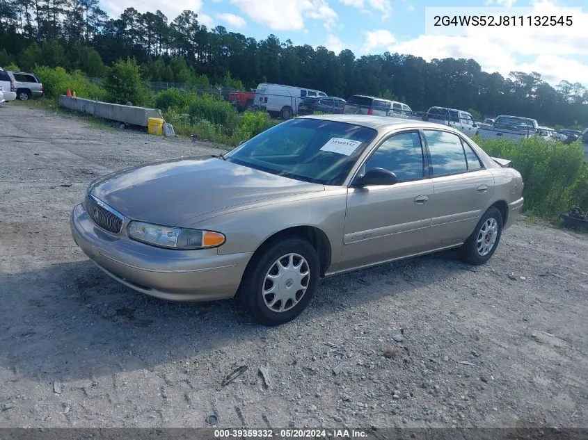 2001 Buick Century Custom VIN: 2G4WS52J811132545 Lot: 39359332