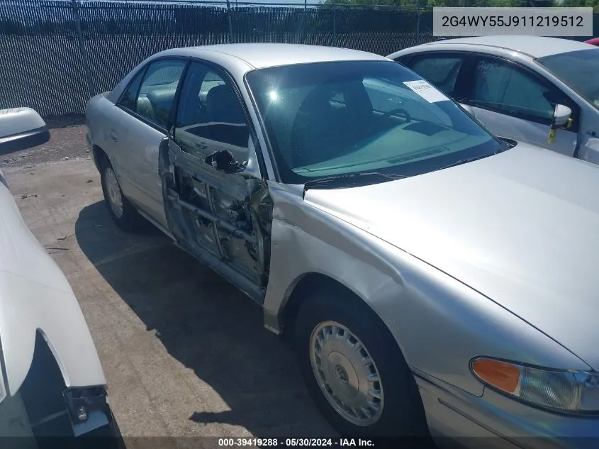 2001 Buick Century Limited VIN: 2G4WY55J911219512 Lot: 39419288