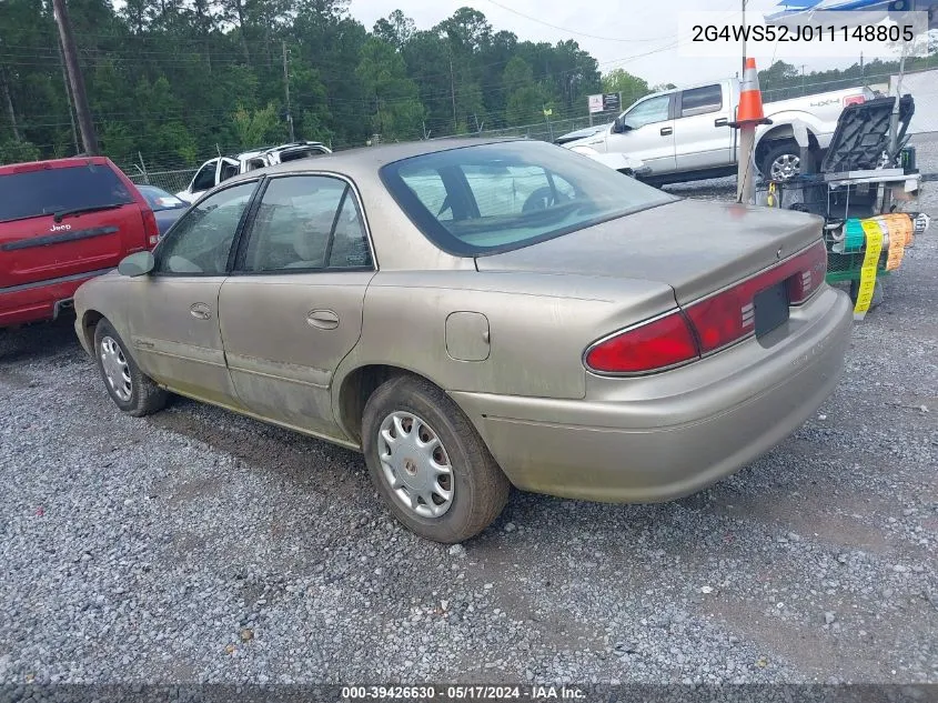 2G4WS52J011148805 2001 Buick Century Custom