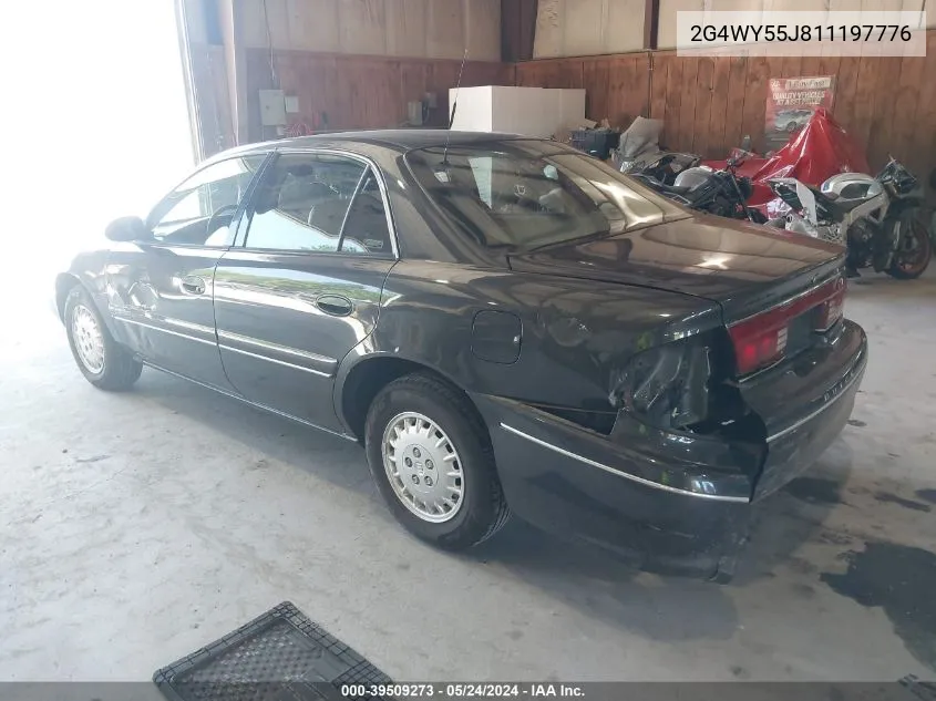 2G4WY55J811197776 2001 Buick Century Limited