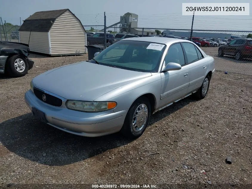 2G4WS52J011200241 2001 Buick Century Custom