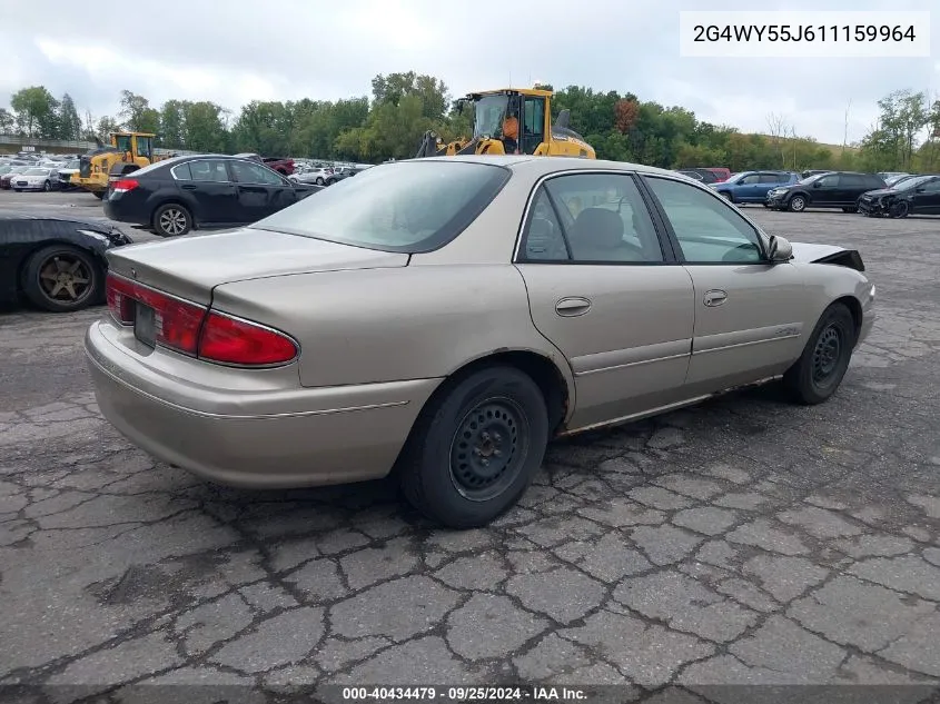 2G4WY55J611159964 2001 Buick Century Limited