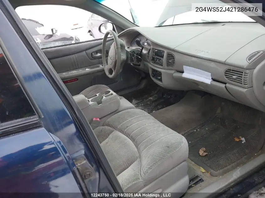 2G4WS52J421286476 2002 Buick Century Custom