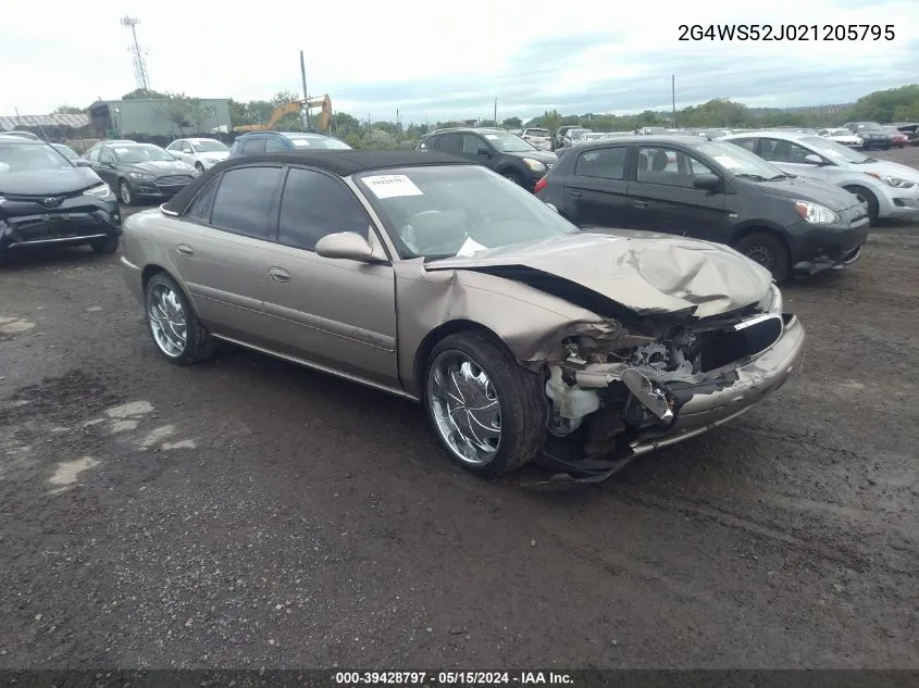 2002 Buick Century Custom VIN: 2G4WS52J021205795 Lot: 39428797