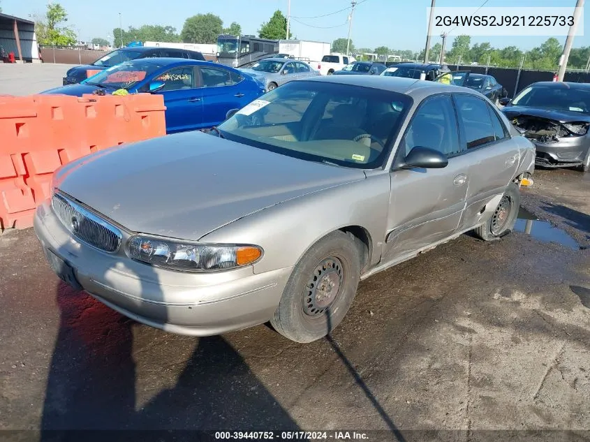 2002 Buick Century Custom VIN: 2G4WS52J921225733 Lot: 39440752