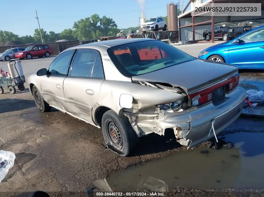 2002 Buick Century Custom VIN: 2G4WS52J921225733 Lot: 39440752