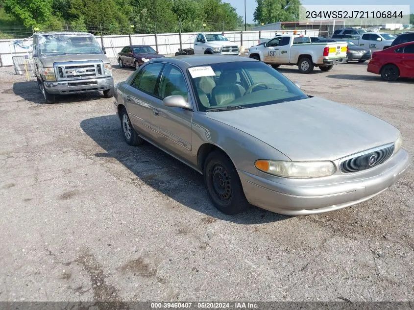 2002 Buick Century Custom VIN: 2G4WS52J721106844 Lot: 39460407