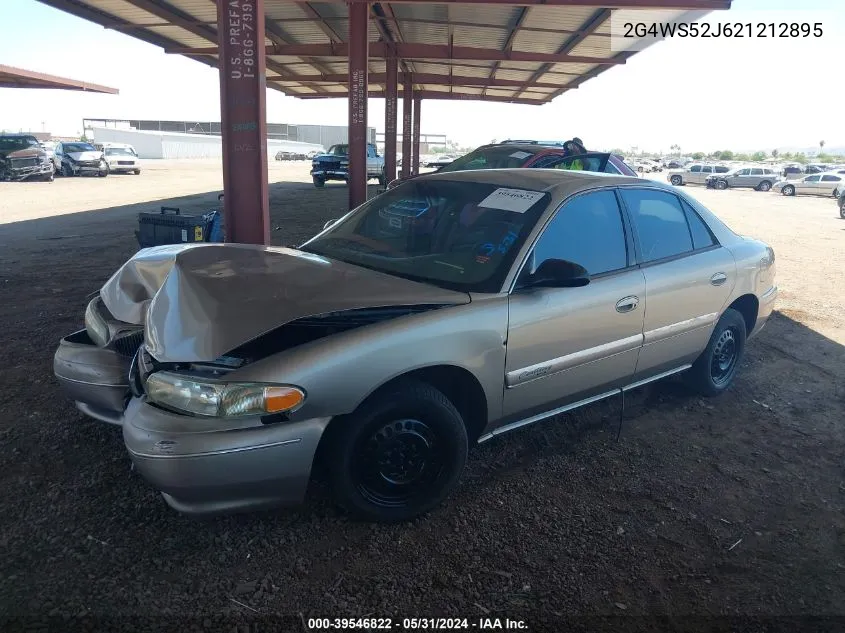 2002 Buick Century Custom VIN: 2G4WS52J621212895 Lot: 39546822