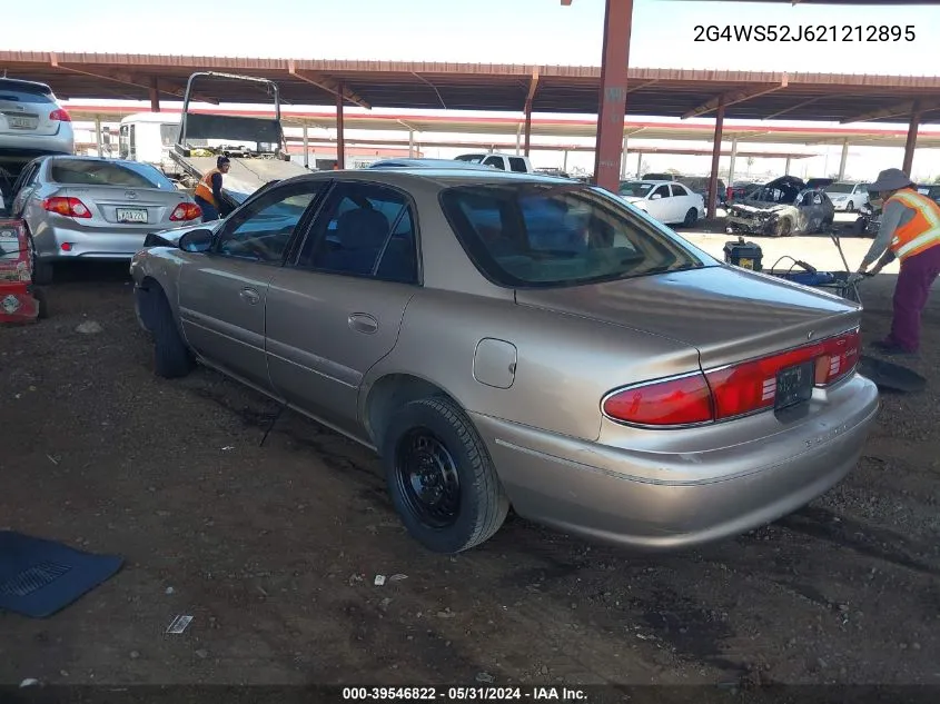 2002 Buick Century Custom VIN: 2G4WS52J621212895 Lot: 39546822