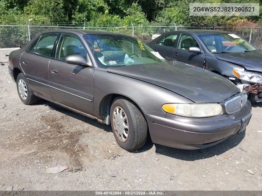 2002 Buick Century Custom VIN: 2G4WS52J821280521 Lot: 40162894