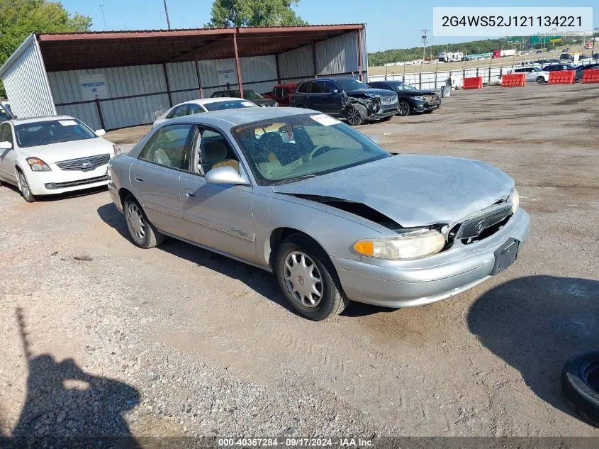 2002 Buick Century Custom VIN: 2G4WS52J121134221 Lot: 40357284