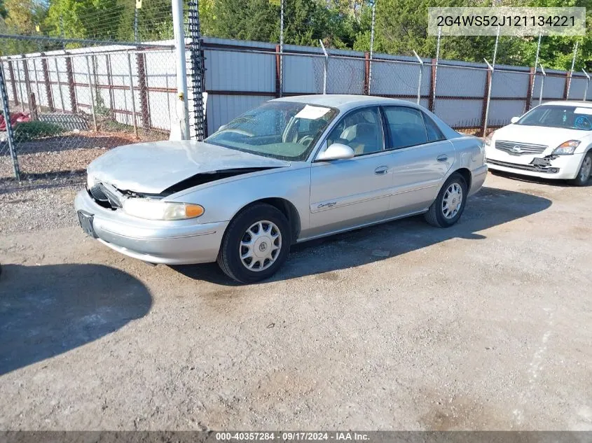 2002 Buick Century Custom VIN: 2G4WS52J121134221 Lot: 40357284