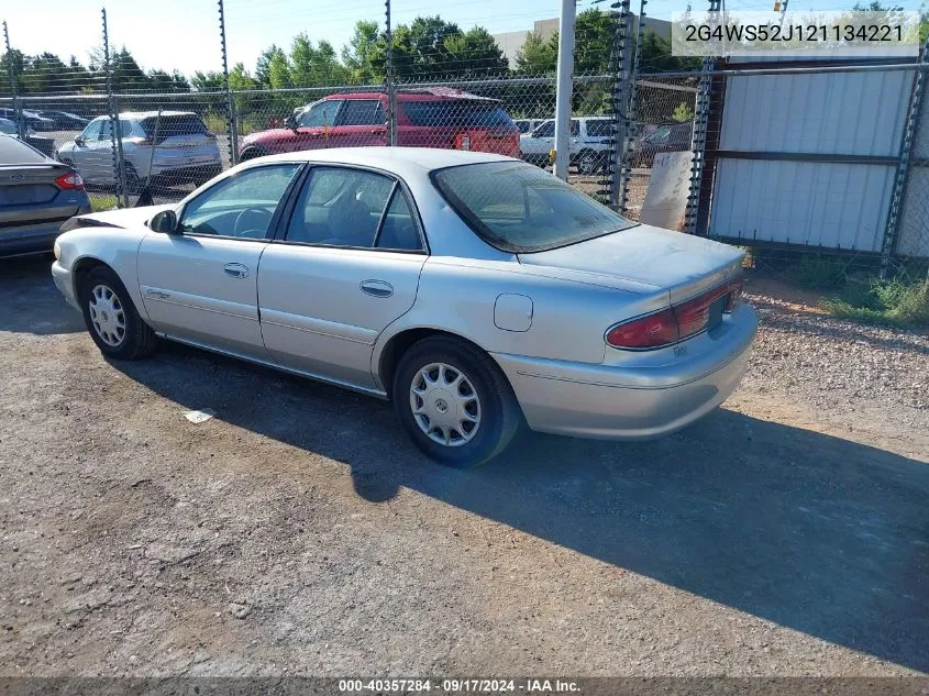 2002 Buick Century Custom VIN: 2G4WS52J121134221 Lot: 40357284