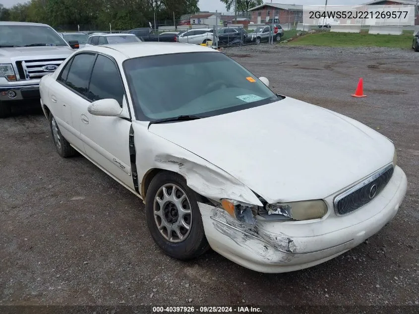 2G4WS52J221269577 2002 Buick Century Custom