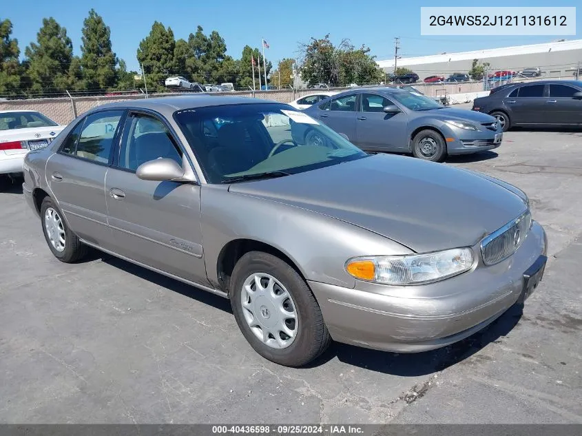 2002 Buick Century Custom VIN: 2G4WS52J121131612 Lot: 40436598