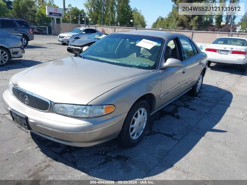 2G4WS52J121131612 2002 Buick Century Custom