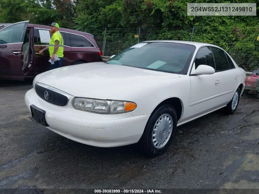 2003 Buick Century Custom VIN: 2G4WS52J131249810 Lot: 39383999