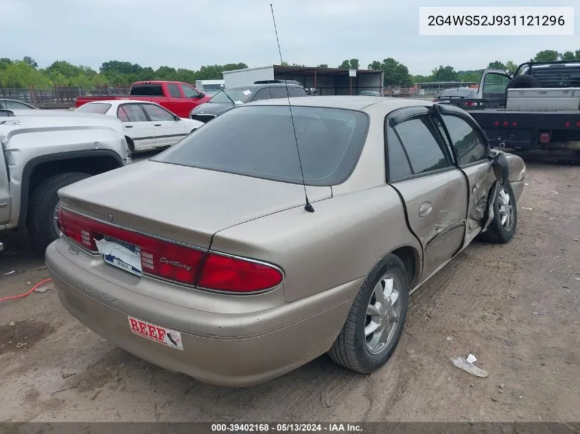 2003 Buick Century Custom VIN: 2G4WS52J931121296 Lot: 39402168