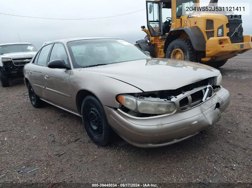 2003 Buick Century Custom VIN: 2G4WS52J531121411 Lot: 39445034