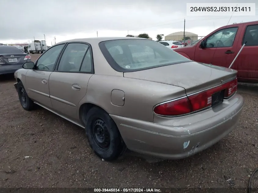 2003 Buick Century Custom VIN: 2G4WS52J531121411 Lot: 39445034