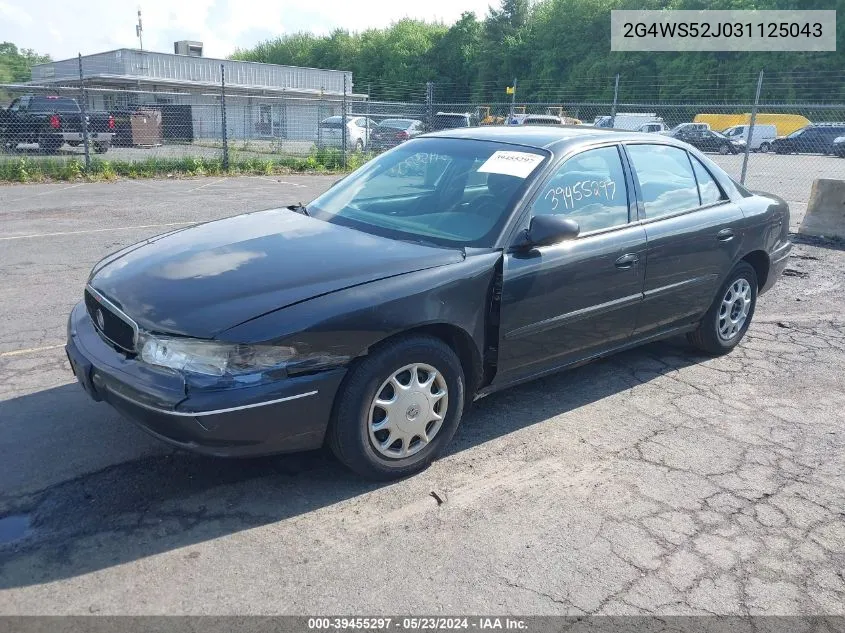 2003 Buick Century Custom VIN: 2G4WS52J031125043 Lot: 39455297