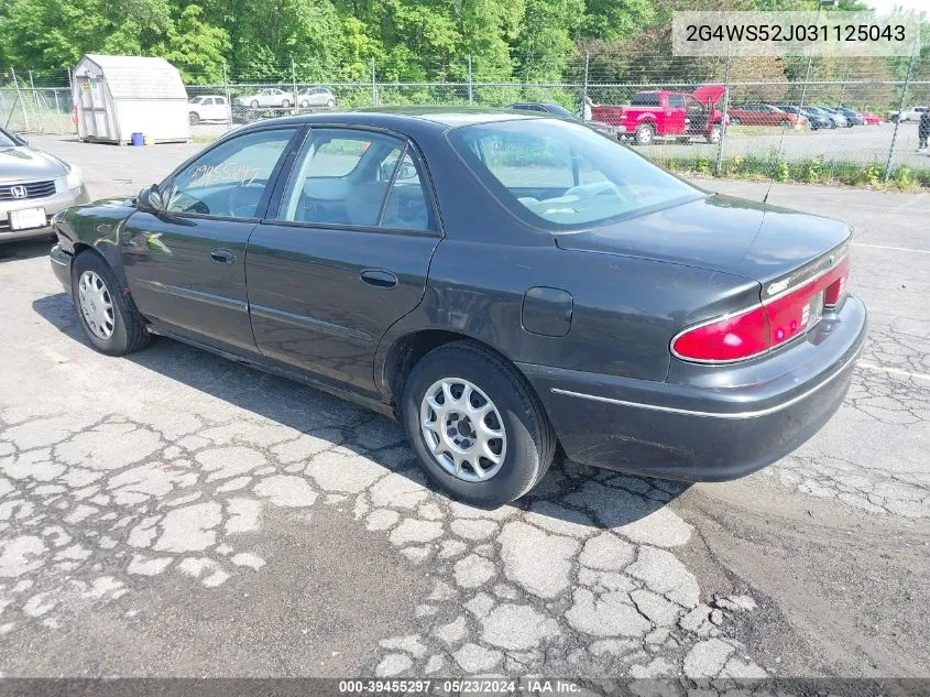 2003 Buick Century Custom VIN: 2G4WS52J031125043 Lot: 39455297