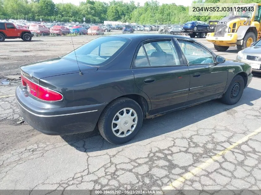 2003 Buick Century Custom VIN: 2G4WS52J031125043 Lot: 39455297