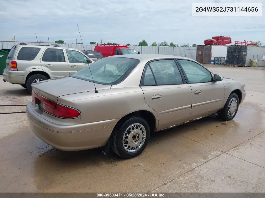 2003 Buick Century Custom VIN: 2G4WS52J731144656 Lot: 39503471