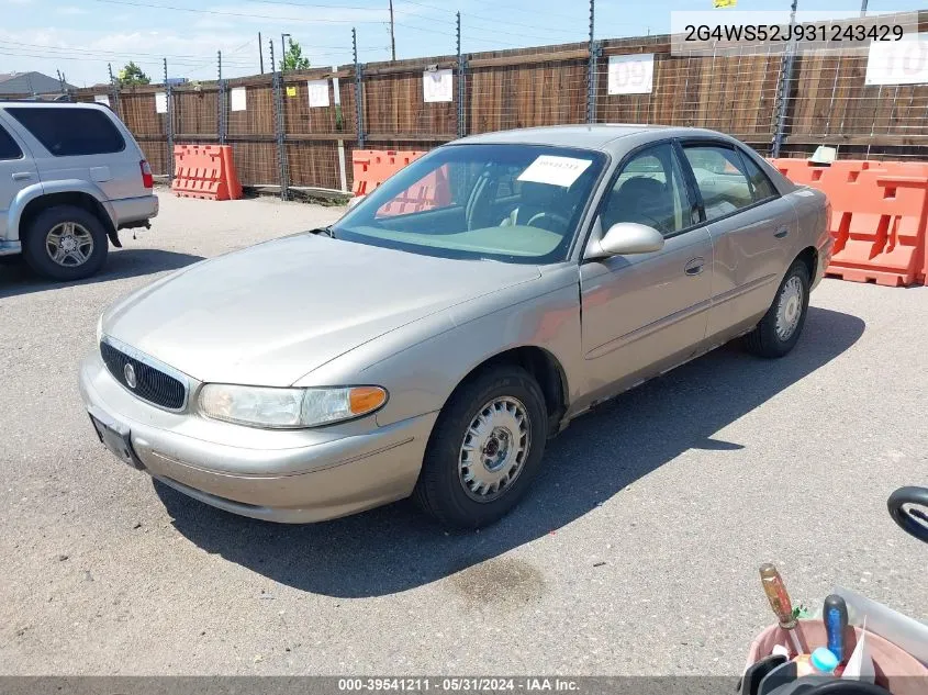 2G4WS52J931243429 2003 Buick Century Custom