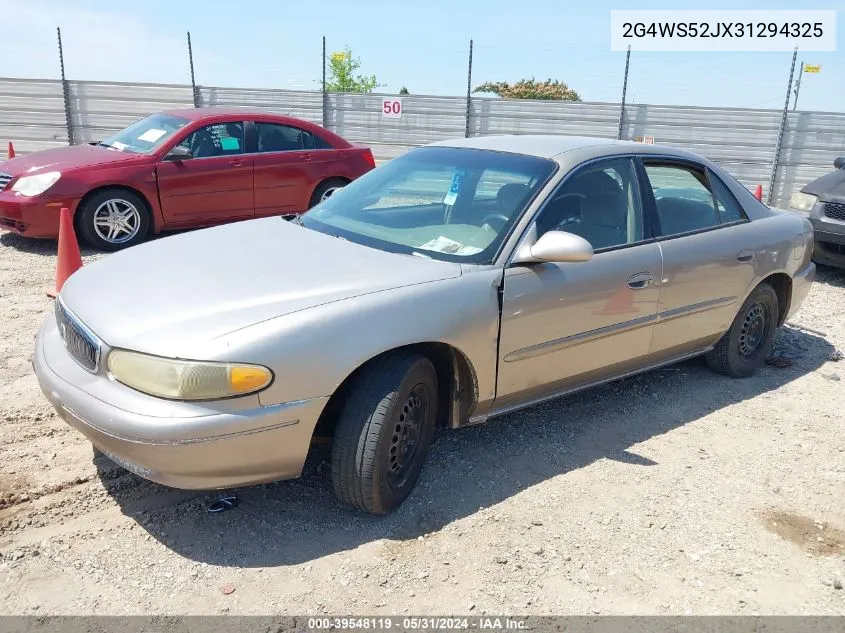 2003 Buick Century Custom VIN: 2G4WS52JX31294325 Lot: 39548119