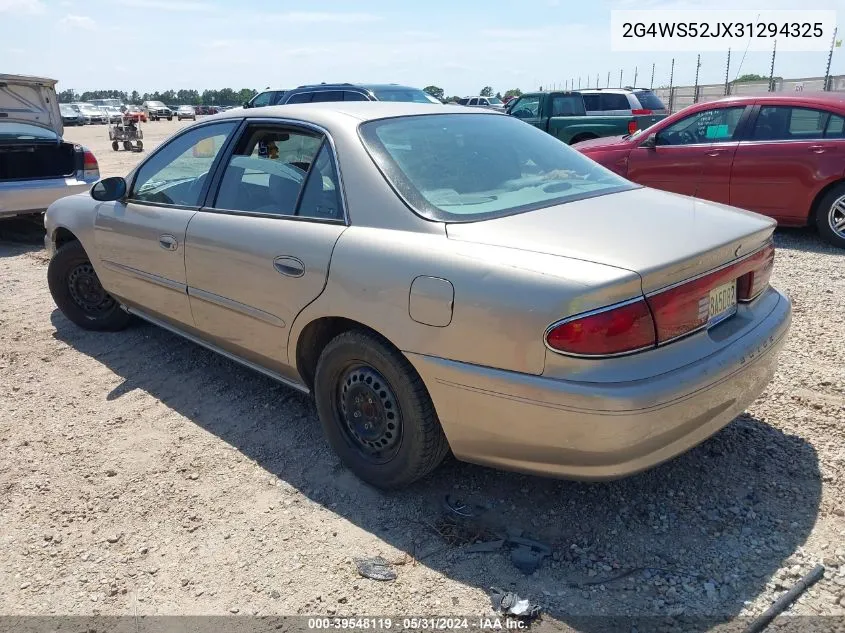 2003 Buick Century Custom VIN: 2G4WS52JX31294325 Lot: 39548119