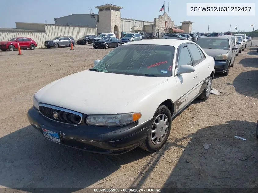 2003 Buick Century Custom VIN: 2G4WS52J631252427 Lot: 39555959