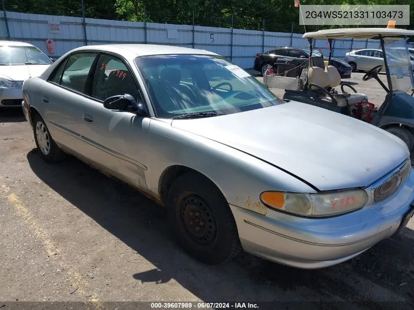 2003 Buick Century Custom VIN: 2G4WS521331103473 Lot: 39607989