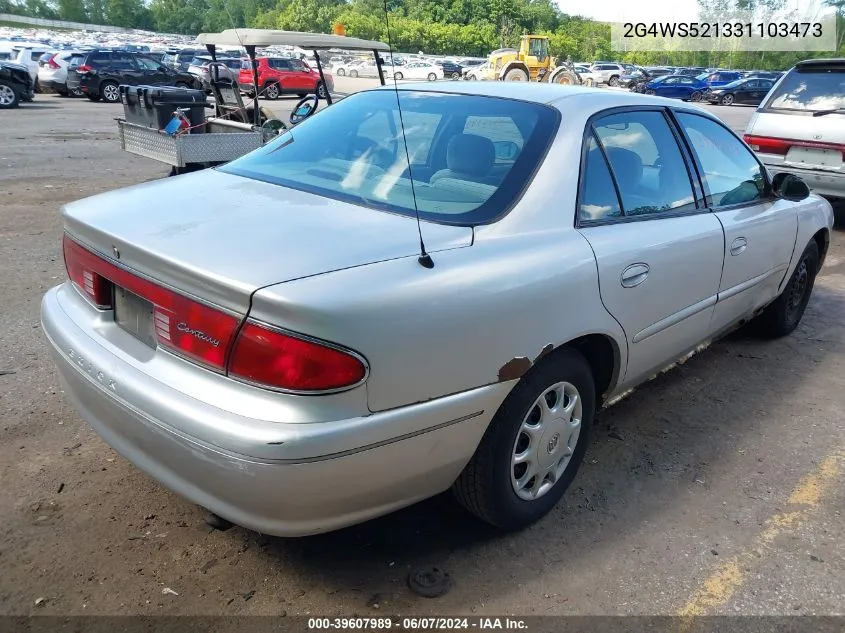 2003 Buick Century Custom VIN: 2G4WS521331103473 Lot: 39607989