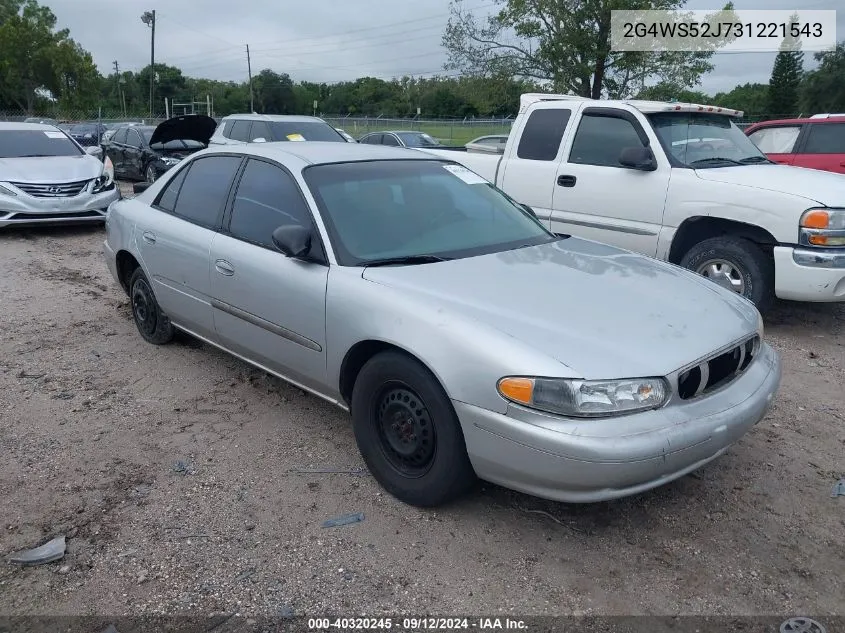 2003 Buick Century Custom VIN: 2G4WS52J731221543 Lot: 40320245