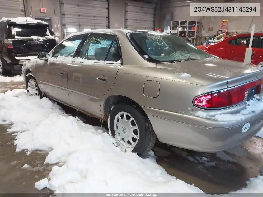 2G4WS52J431145294 2003 Buick Century Custom