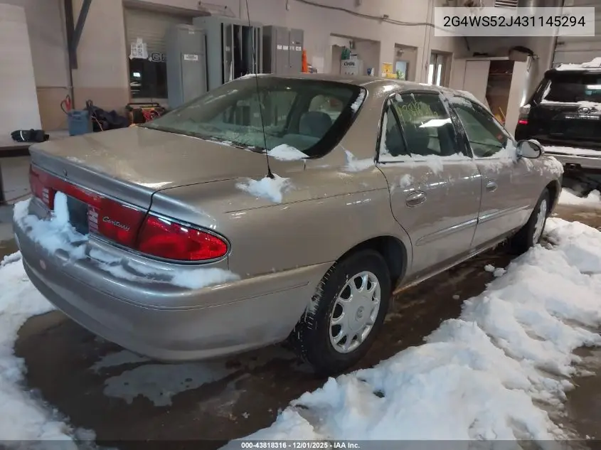 2G4WS52J431145294 2003 Buick Century Custom