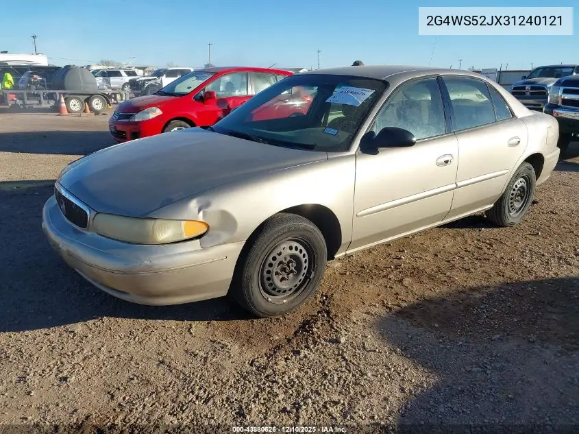 2G4WS52JX31240121 2003 Buick Century Custom