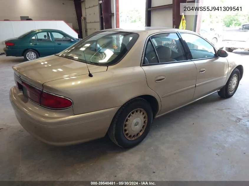 2G4WS55J941309541 2004 Buick Century