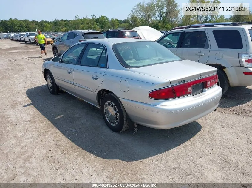 2004 Buick Century VIN: 2G4WS52J141231082 Lot: 40249252