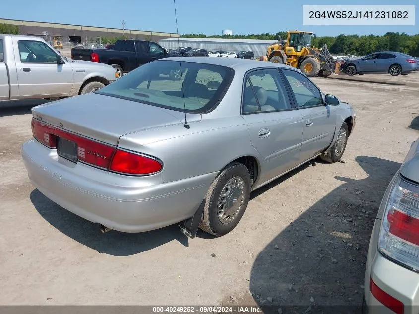 2004 Buick Century VIN: 2G4WS52J141231082 Lot: 40249252