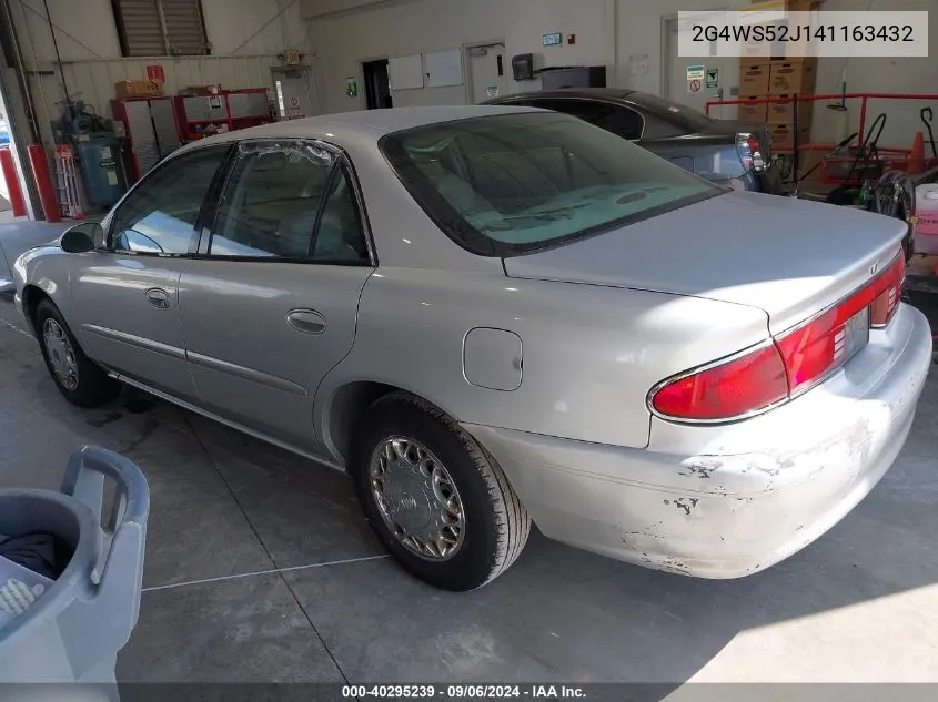 2004 Buick Century VIN: 2G4WS52J141163432 Lot: 40295239